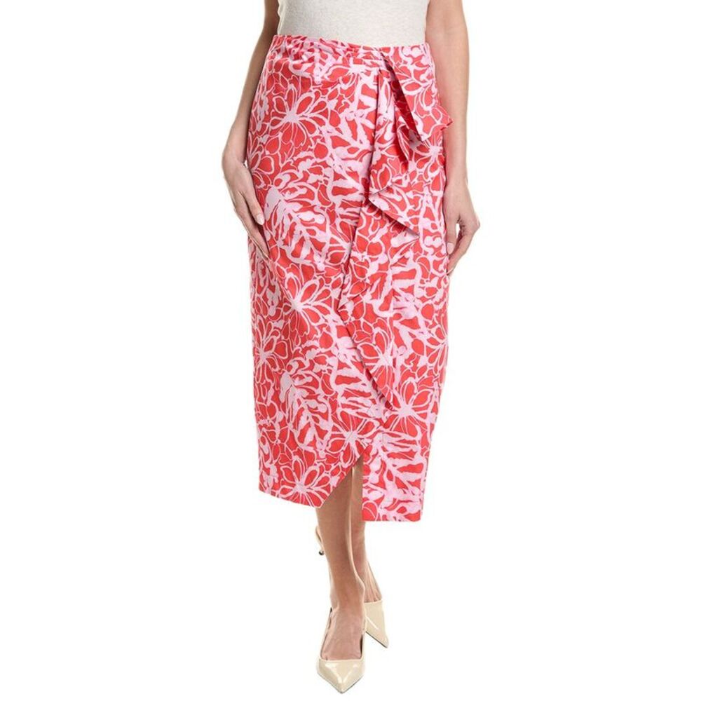 Tyler Böe Womens  Josphine Wrap Skirt, Pink